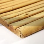 View Faux Bamboo Pole Panel